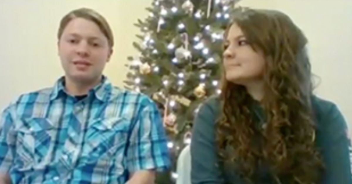Tyler Slaven, left, and sister Monica, right, started a Christmas tradition for Christmas toy donations for children in hospitals in 2015. They were interviewed by Fox News in December 2020.