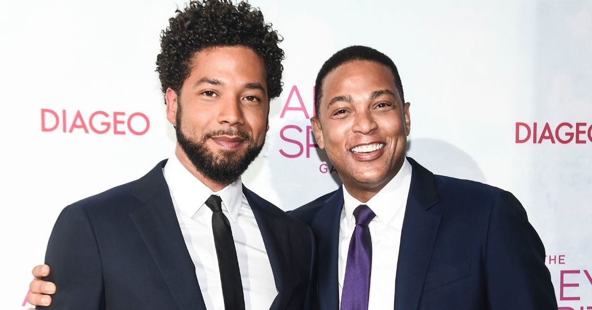 Actor Jussie Smollett and CNN's Don Lemon are seen attending the Ailey Spirit Gala Benefit in New York in this file photo from June 2018. Smollett testified this week that Lemon fed him information about the police investigation of his claims that he was the victim of a racist, homophobic attack in 2019.