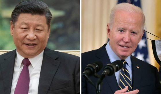 Chinese President Xi Jinping, left; President Joe Biden, right.