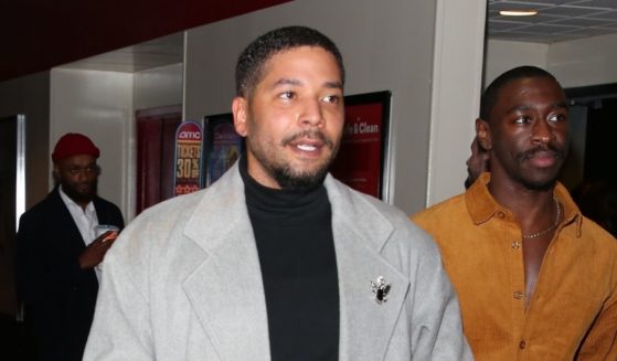 Actor Jussie Smollett is pictured in a file photo from November.