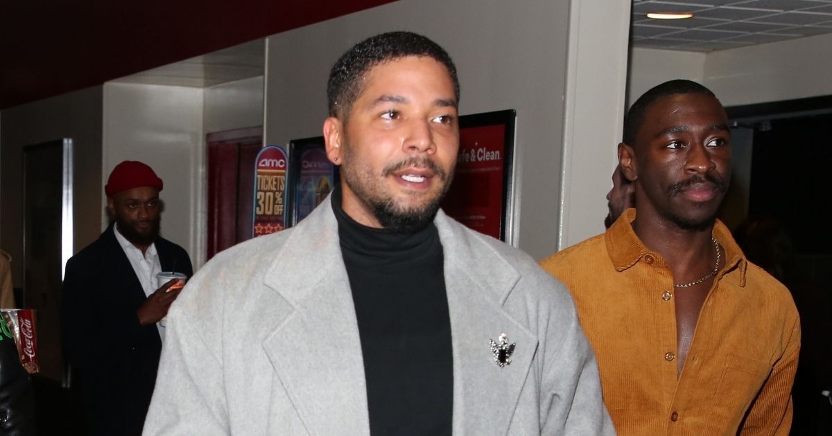Actor Jussie Smollett is pictured in a file photo from November.