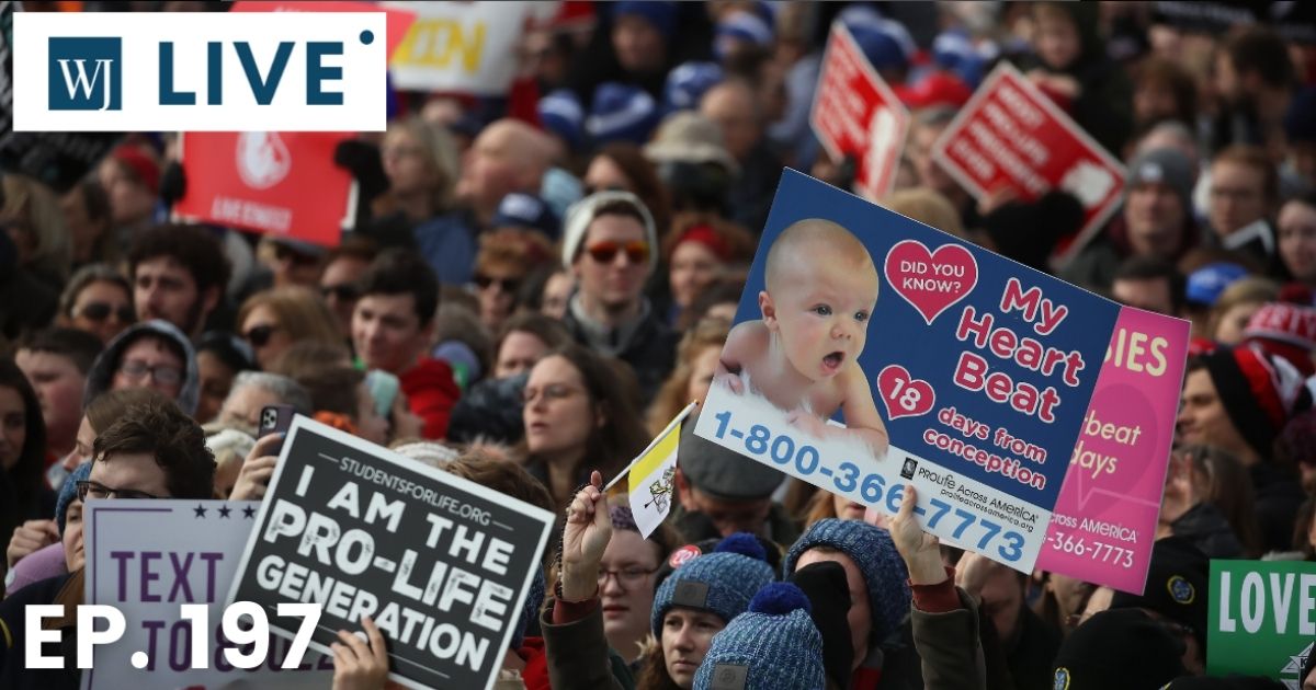 People gather for the 47th March For Life rally on the National Mall where former President Donald Trump addressed the crowd, on Jan. 24, 2019, in Washington, D.C.