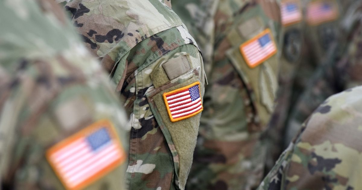 U.S. service members are seen in the above stock image.