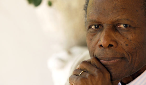 Sidney Poitier poses for a portrait in Beverly Hills, California, on June 2, 2008.