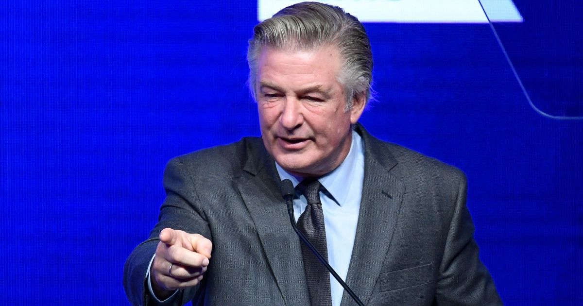 Actor Alec Baldwin, seen at an appearance in December of 2021, has turned over his cell phone to authorities investigating a shooting death on the set of his movie, 'Rust.'