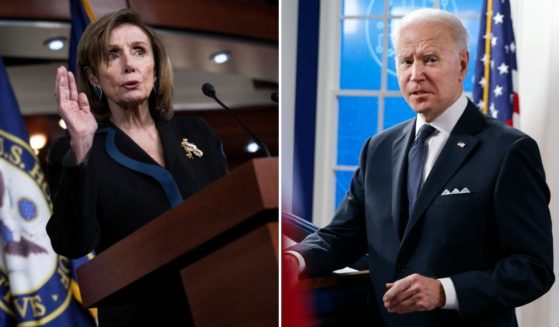 This week, President Joe Biden, right, attempted to cast doubt on the integrity of the 2022 midterms, employing a tactic Democrats like House Speaker Nancy Pelosi have been using for years.