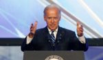Joe Biden is seen speaking at the Solar Power International Trade Show in California in this file photo from September 2015, when Biden was vice president. The House Oversight Committee is looking into the Biden administration's recent approval of a $500 million federal loan to a solar energy company co-owned by a major Biden donor.
