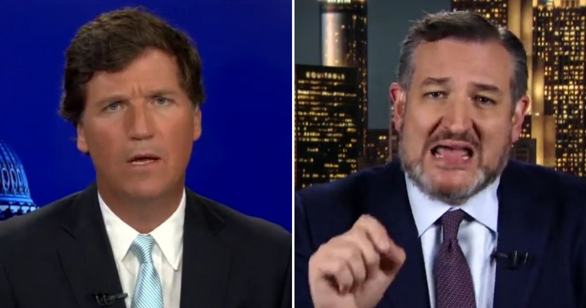 Tucker Carlson sharply criticized Ted Cruz for referring to last year's Jan. 6 protesters as violent terrorists during a Senate hearing Wednesday. Cruz came on Carlson's show Thursday and admitted his choice of words was "sloppy" and "frankly, dumb."