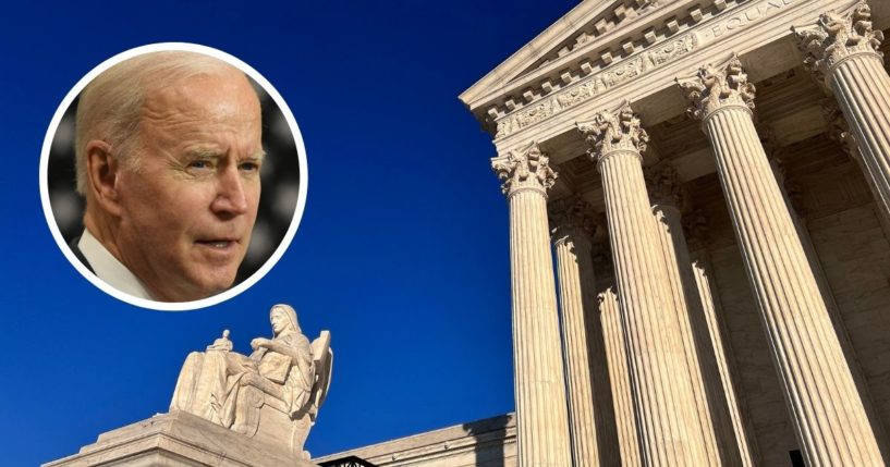The Supreme Court is seen on Wednesday in Washington, D.C. President Joe Biden speaks at Carnegie Mellon University in Pittsburgh on Friday.