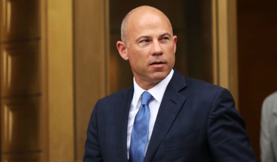 Celebrity attorney Michael Avenatti walks out of a New York court house after a hearing in a case where he is accused of stealing $300,000 from a former client, adult-film actress Stormy Daniels on July 23, 2019, in New York City.