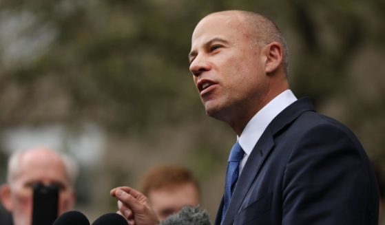 Michael Avenatti speaks to the media outside a courthouse on July 23, 2019, in New York City.