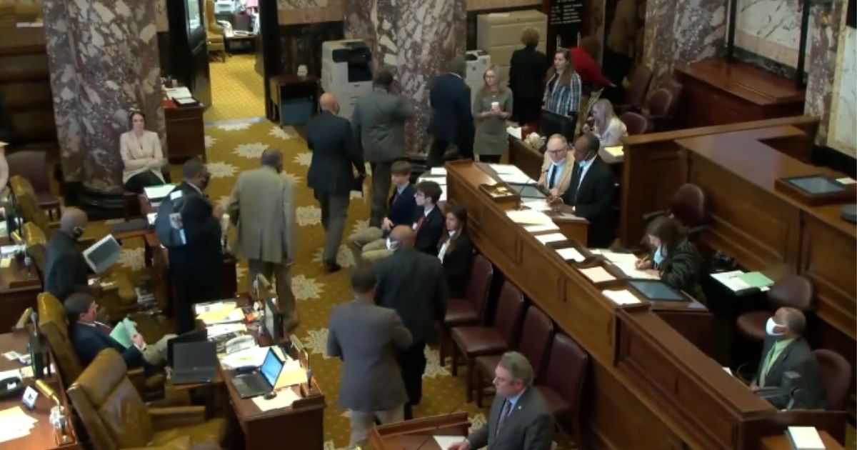 Every one of Mississippi’s black state senators walked out of the Senate chamber on Friday to protest a bill that would ban the teaching of critical race theory in schools.