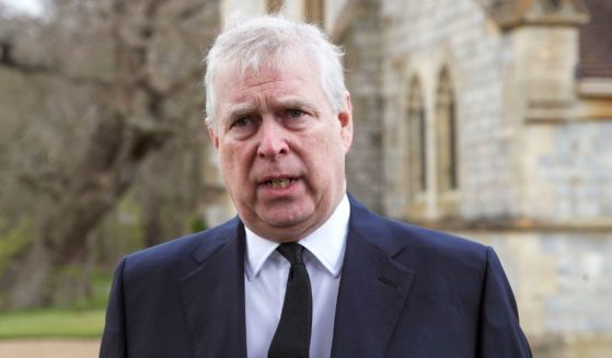 Britain's Prince Andrew is seen in a file photo from April, taken at Royal Lodge, Windsor, England. A former royal maid has gone public with stories about abusive and entitled behavior she experienced when she was assigned to Andrew's staff.