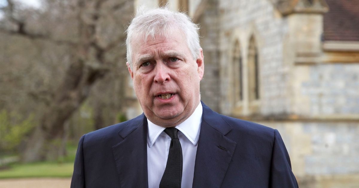 Britain's Prince Andrew is seen in a file photo from April, taken at Royal Lodge, Windsor, England. A former royal maid has gone public with stories about abusive and entitled behavior she experienced when she was assigned to Andrew's staff.
