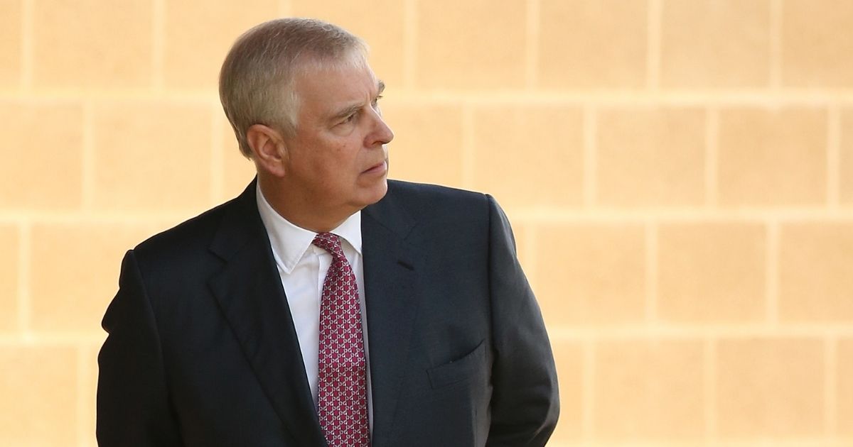 Prince Andrew is seen in a file photo from October 2019 in Perth, Australia.