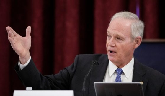 Sen. Ron Johnson speaks during a panel discussion in the Russell Senate Office Building on Capitol Hill on Monday in Washington, D.C.
