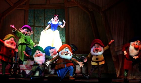 Disney presented a live show of "Snow White and the Seven Dwarfs" in Yangon, Myanmar, on Oct. 8, 2014.