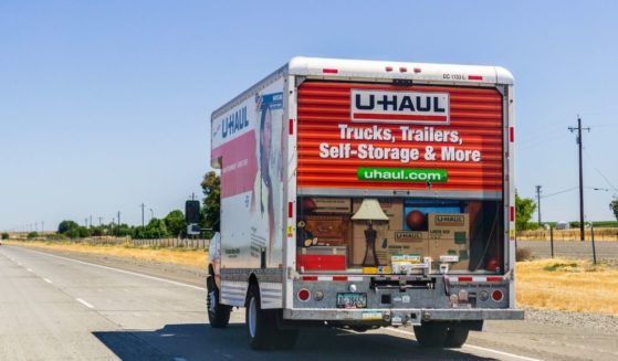 A U-Haul truck is seen in this stock image.