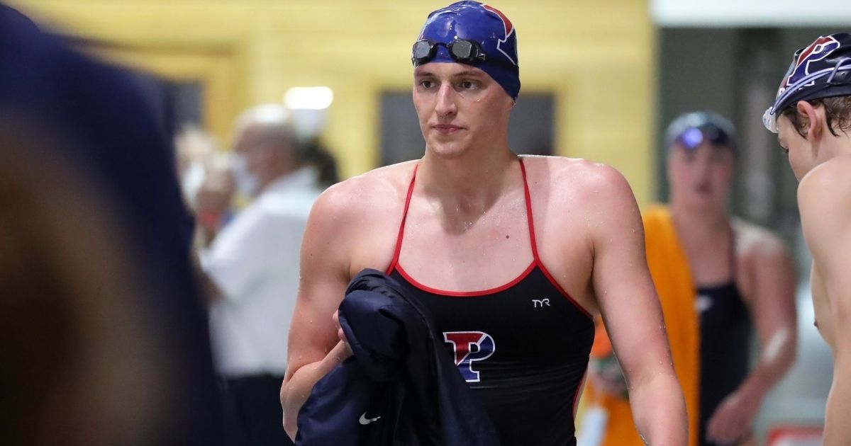 The swimmer known as Lia Thomas of the Pennsylvania Quakers women's swim team.