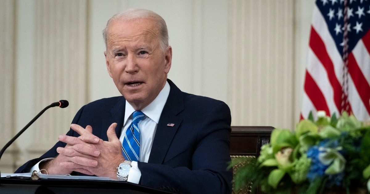 President Joe Biden, pictured in a White House meeting on Wednesday.