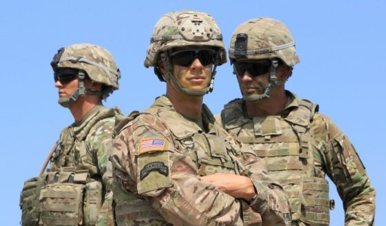 U.S. Army soldiers participate in NATO-led training exercises outside of Tbilisi, Georgia, on Aug. 9, 2017.