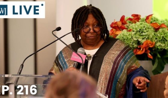 Whoopi Goldberg speaks during the ColorComm 10 Year Anniversary Luncheon at Daniel on Oct. 1, 2021, in New York City.