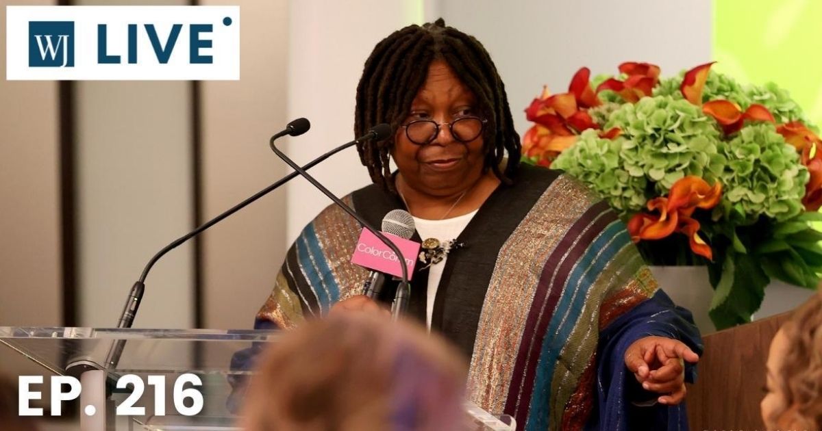 Whoopi Goldberg speaks during the ColorComm 10 Year Anniversary Luncheon at Daniel on Oct. 1, 2021, in New York City.