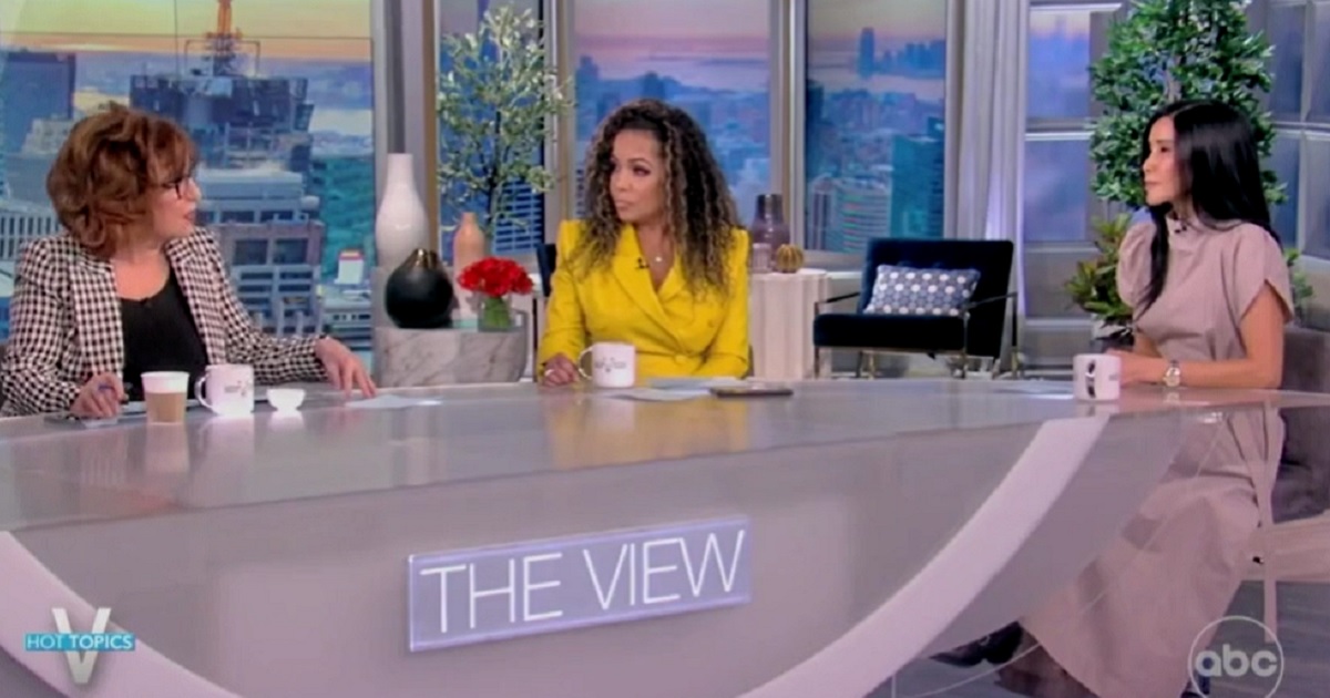 "The View" co-hosts Joy Behar, left, and Sonny Hostin, center, with guest host Lisa Ling, right, on Tuesday's show.