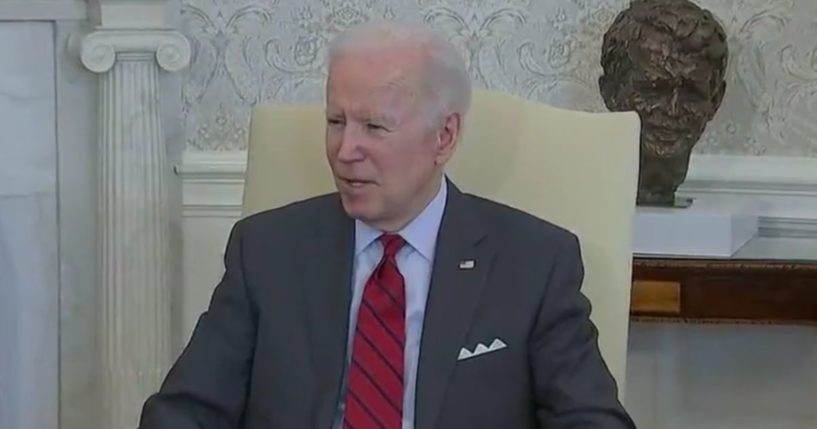 President Joe Biden expressed some unsettling views on the Constitution this week while discussing a Supreme Court vacancy.