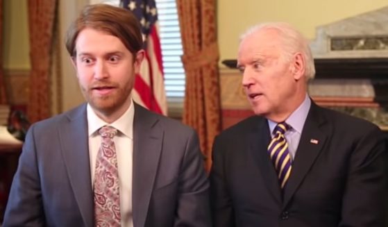Then-Vice President Joe Biden appears in the Gregory Brothers' 2015 Valentine's video "First Kiss Today - Songify This."