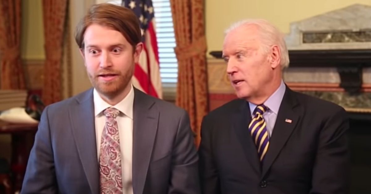 Then-Vice President Joe Biden appears in the Gregory Brothers' 2015 Valentine's video "First Kiss Today - Songify This."