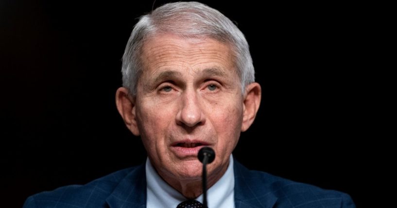 Dr. Anthony Fauci, White House chief medical advisor and director of the National Institute of Allergy and Infectious Diseases, testifies at a Senate Health, Education, Labor and Pensions Committee hearing on Capitol Hill in Washington on Jan. 11.