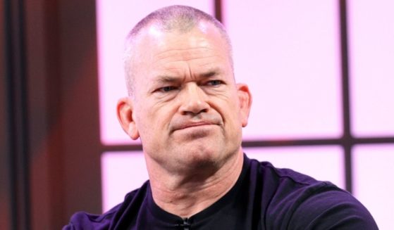 Author and retired Navy SEAL Jocko Willink is seen on set during a taping of "Candace" in Nashville, Tennessee, on March 17.