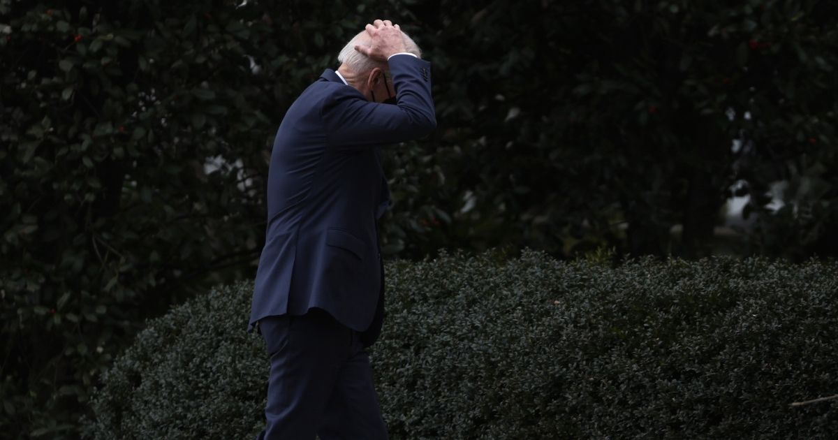 President Joe Biden returns to the White House from Ohio on Thursday in Washington, D.C.