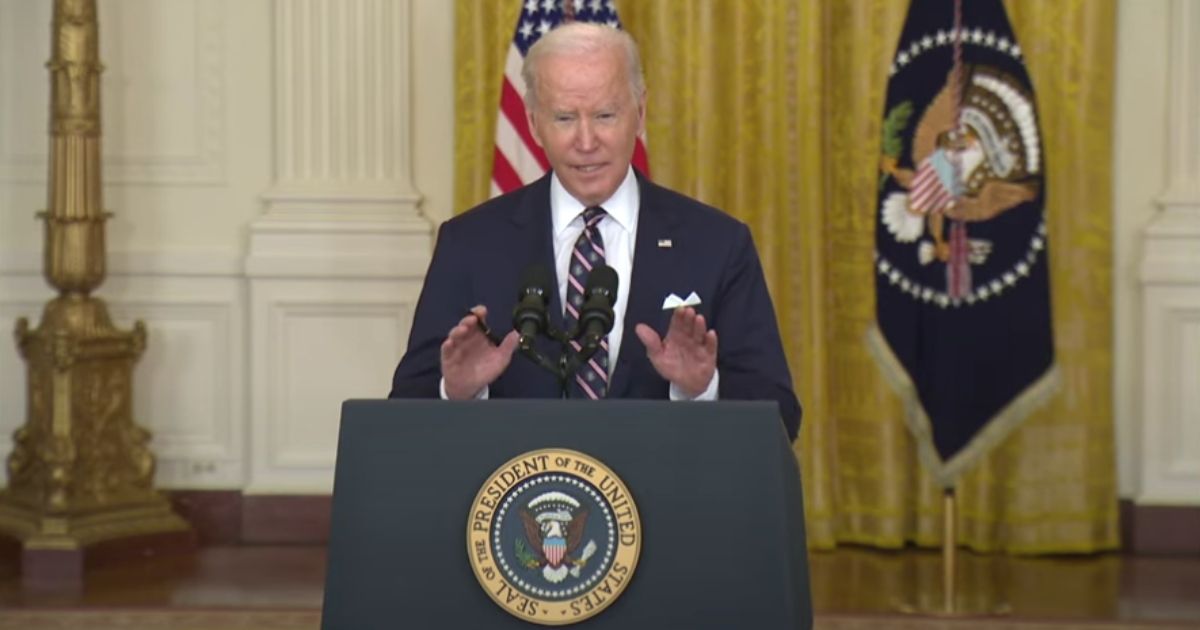 On Tuesday, President Joe Biden gave remarks on the ongoing tensions between Russia and Ukraine and announced new sanctions against the former nation after it recognized two Ukrainian separatist states.