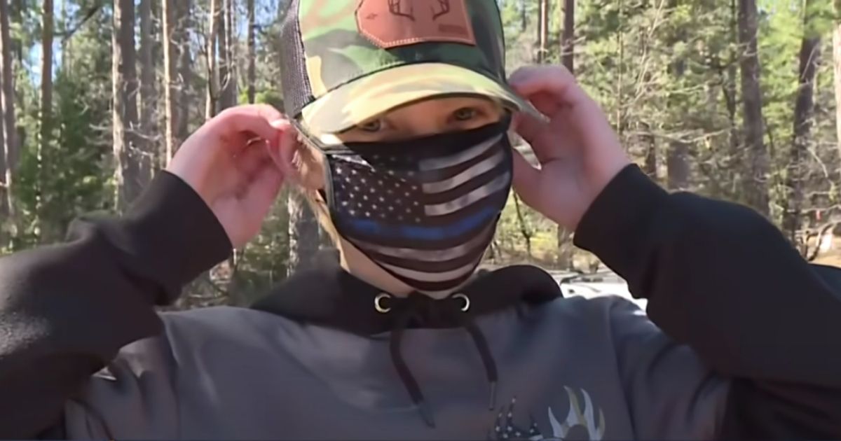 A substitute teacher in Grass Valley, California, went viral after arguing with 13-year-old Lucas Lillar over his "thin blue line" mask.