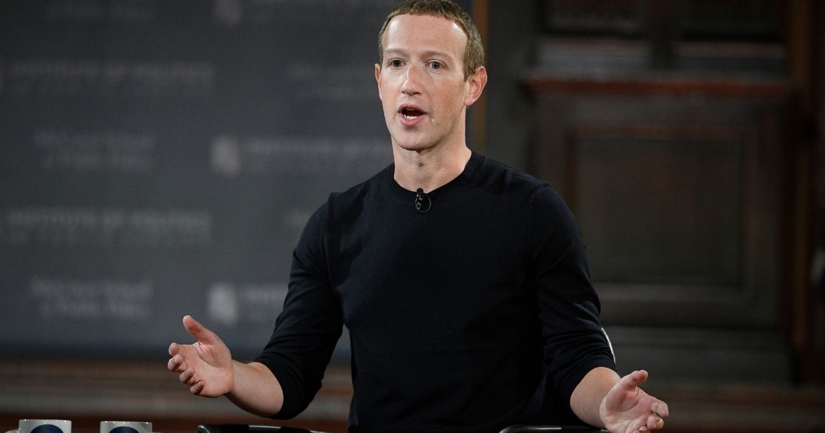 Facebook CEO Mark Zuckerberg gives a talk at Georgetown University in Washington, D.C., on Oct. 17, 2019.