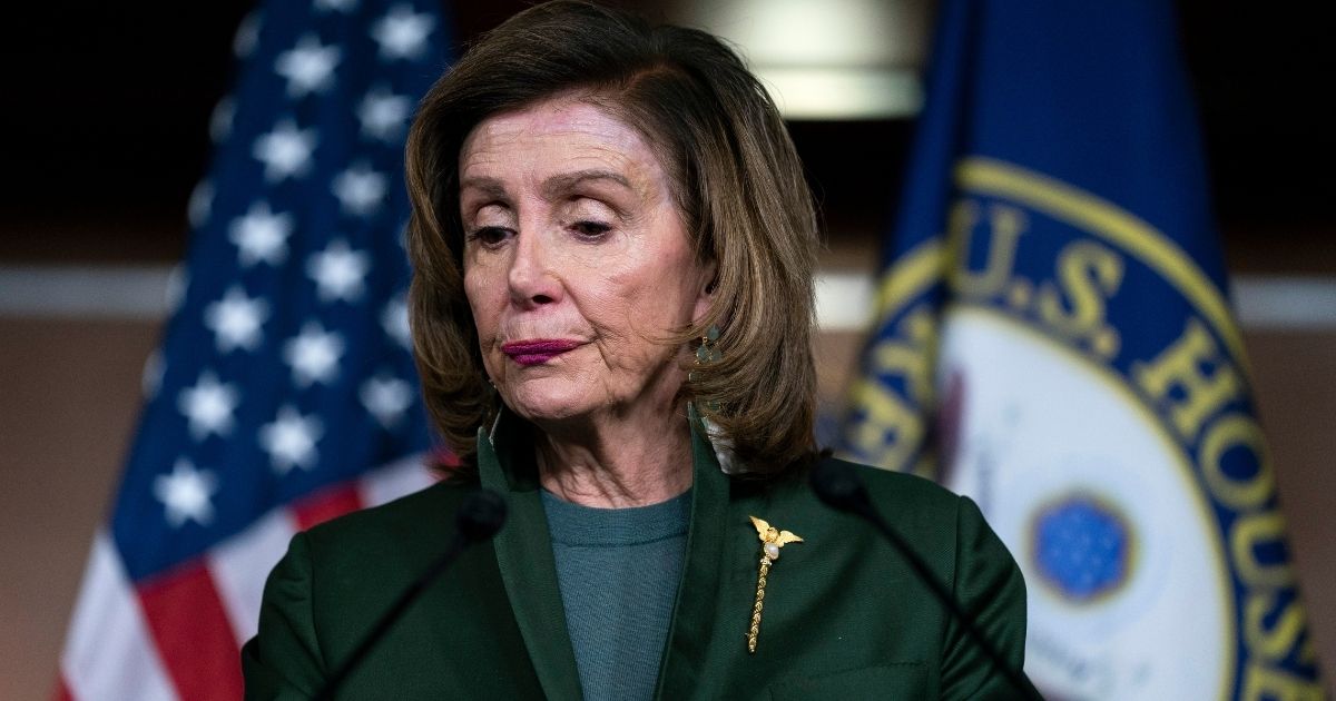 Speaker of the House Nancy Pelosi speaks from Capitol Hill in Washington, D.C., on Thursday.
