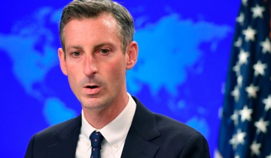 U.S. State Department spokesperson Ned Price speaks during a briefing