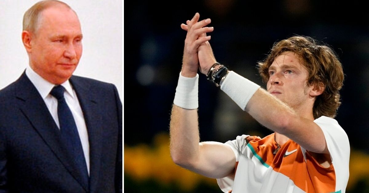 Observers agree that tennis player Andrey Rublev put his own life in danger by writing an anti-war message apparently directed at Russian President Vladimir Putin on camera after a match this week.