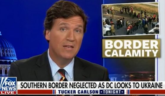 Fox News host Tucker Carlson talks about the push for U.S. involvement in the Russia-Ukraine crisis on his show.