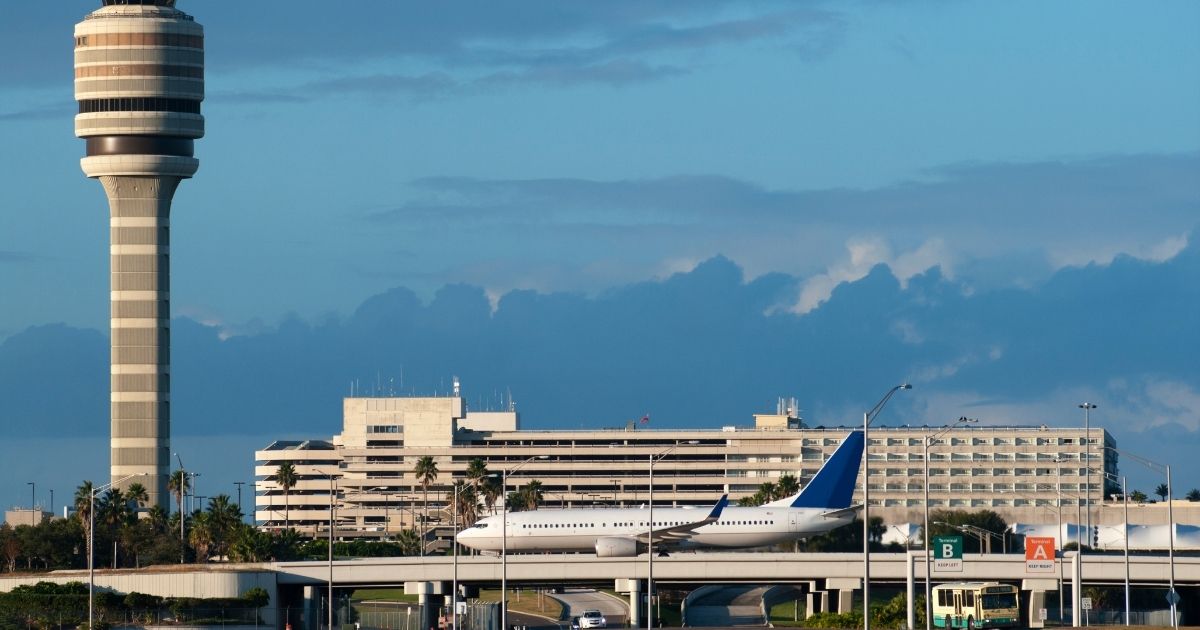 Orlando International Airport was the scene of a bizarre police chase last April.