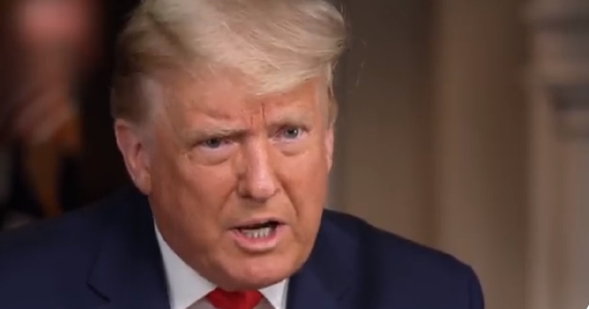 Former President Donald Trump, pictured in a still from a video released Wednesday.