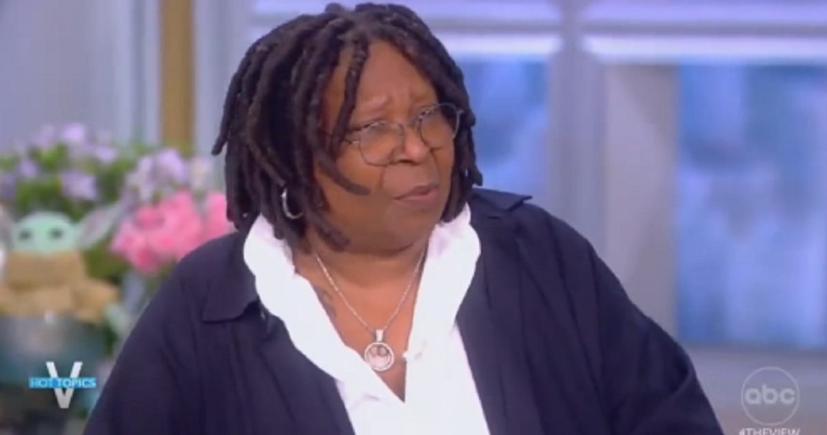 "The View" co-host Whoopi Goldberg, appearing on Monday's show.