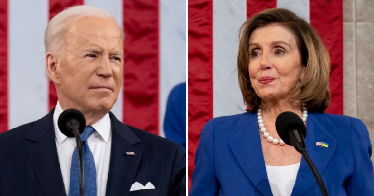 President Joe Biden, left, and House Speaker Nancy Pelosi are seen at Tuesday's State of the Union message. Biden's spending package seeks $10 million in aid to Ukraine and $22.5 million for COVID testing, treatment, research and more vaccinations in the US and abroad.
