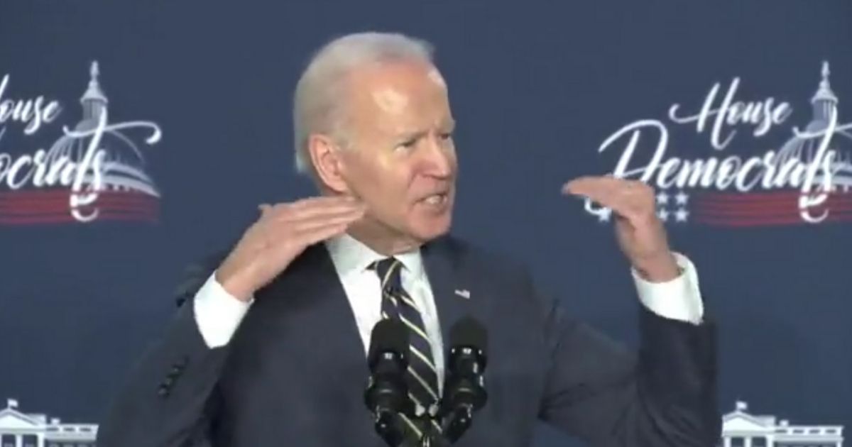 President Joe Biden became agitated as he complained to House Democrats Friday that he's "sick of" being blamed for record-high inflation that has plagued the nation since he took office.