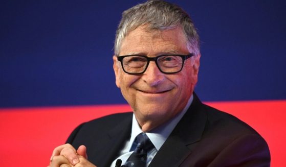 Bill Gates spoke at the Global Investment Summit at the Science Museum, London, England, on Oct. 19, 2021.