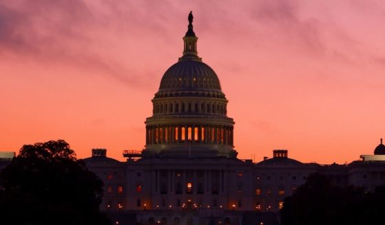 The U.S. Capitol in Washington is seen at dawn on Oct. 16, 2016.