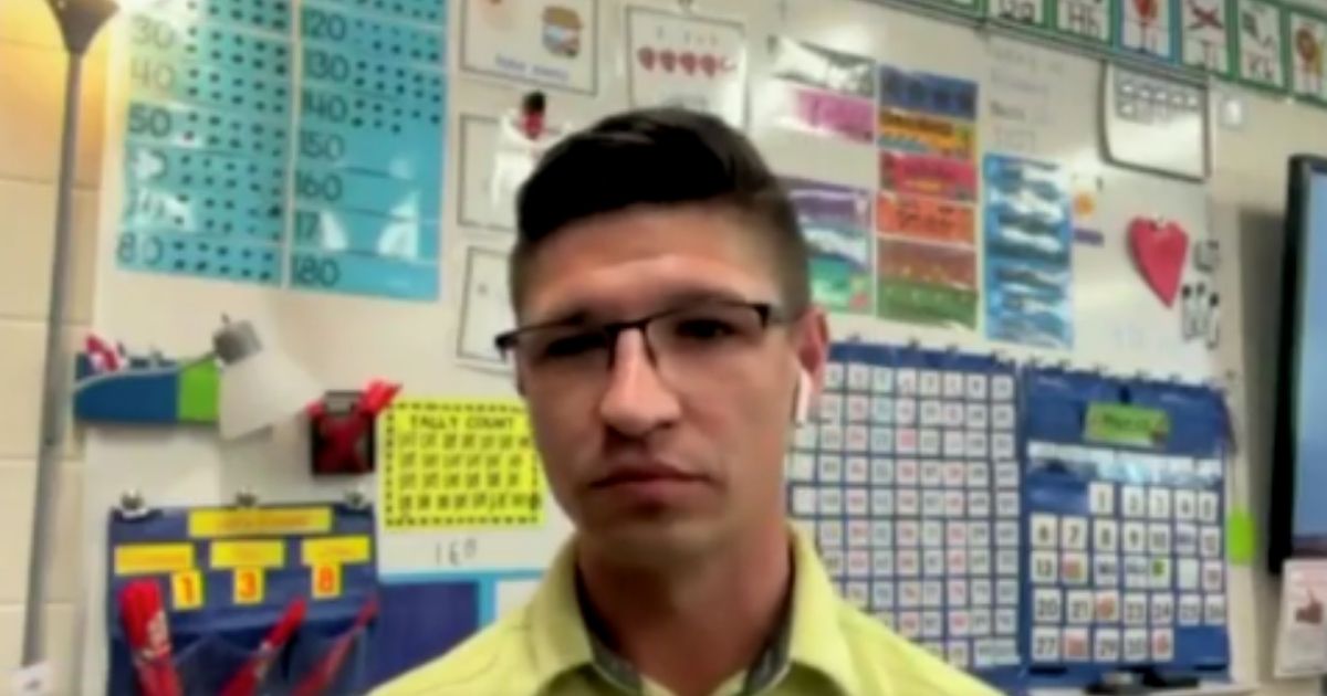 Florida teacher Cory Bernaert appeared on MSNBC on Tuesday to discuss the new Florida parental rights bill and how that affects his kindergarten classroom, mainly how he cannot talk about his relationship with his boyfriend to his students.