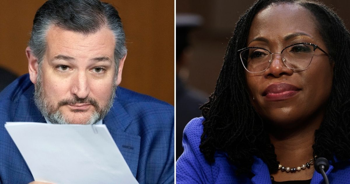 Texas Sen. Ted Cruz , left, was one of several skeptical Republicans questioning Ketanji Brown Jackson about her consistently light sentences for child pornographers during Jackson's Supreme Court confirmation hearing in Washington this week.